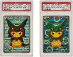 Poncho-Wearing Pikachu (Rayquaza Poncho-Wearing Pikachu Box)(set of two) | 穿雨衣的比卡超（烈空坐雨衣比卡超盒）（一組兩張）