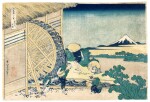 KATSUSHIKA HOKUSAI (1760-1849)  THE WATERWHEEL AT ONDEN (ONDEN NO SUISHA)  | EDO PERIOD, 19TH CENTURY