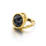 Gilbert Albert | Bague or et multi-pierres | Gold and gem beads ring