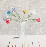 Colored Flowers Made of Paper and Ink (Scottish Arts Council 119; Museum of Contemporary Art, Tokyo 113)