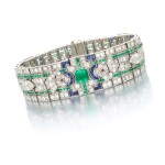 Emerald, ruby, sapphire and diamond bracelet (Bracciale in rubini, smeraldi, zaffiri e diamanti)