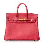 Rouge Grenat Birkin 25cm in Togo Leather with Gold Hardware, 2016