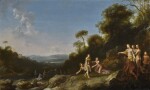 CIRCLE OF CORNELIUS VAN POELENBURGH | Diana and Callisto in a landscape