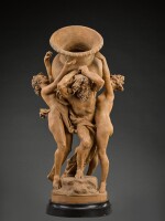 Deux Bacchantes et un Hercule portant un vase (Two Bacchantes and Hercules supporting an amphora)