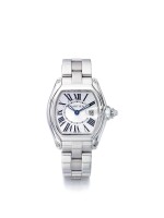 CARTIER | ROADSTER REF 2675,  A LADY'S STAINLESS STEEL WRISTWATCH WITH DATE AND BRACELET CIRCA 2000