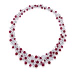RUBY AND DIAMOND NECKLACE, GRAFF