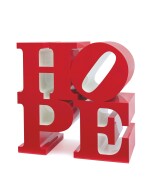 ROBERT INDIANA |  HOPE (RED/WHITE)