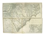 Mouzon, Henry | The most handsome map of the Carolinas ever made