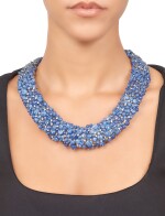 Tony Duquette | Sapphire and Diamond Necklace 