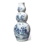 A LARGE CHINESE BLUE AND WHITE 'IMMORTALS' VASE QING DYNASTY, 19TH CENTURY
