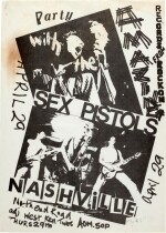 Helen Wellington-Lloyd and Nils Stevenson | Handbill for the Nashville Rooms, 29 April 1976