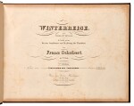 F. Schubert. "Winterreise", early edition, 1828, or later