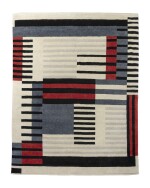 Produced by Christopher Farr after a design by Anni Albers (1899 - 1994), A wool carpet, "Smyrna" model, modern Produit par Christopher Farr d'après un dessin d'Anni Albers (1899 - 1994), Tapis en laine, modèle "Smyrna", travail moderne