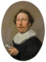 PIETER JACOBSZ. CODDE  |  Portrait of a man, half-length, holding a scroll