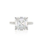 Diamond Ring | 卡地亞 | 5.41克拉 方形 D色 內部無瑕 鑽石 戒指