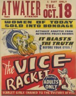 GAMBLING WITH SOULS / THE VICE RACKET (1936) POSTER, US