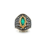 Mario Buccellati | Emerald and diamond ring