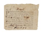 EZEKIEL RUSSELL | A very scarce Salem handbill issued to (and possibly printed by) Ezekiel Russell