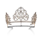 Diamond tiara, circa 1880 | 鑽石頭冠，約1880年