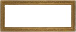 First half 18th century British Louis XIV-style carved giltwood frame