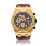 Royal Oak Offshore Chronograph "Arnold Schwarzenegger" reference 26007BA.OO.D088CR.01 A 18k yellow gold automatic chronograph wristwatch with date, circa 2004