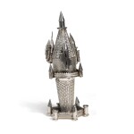 A Fantastical Silver Spice Tower, maker's mark DS crowned, circa 1960