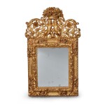 A Louis XIV Giltwood Mirror in the Manner of Jean Le Pautre, Late 17th Century