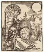 Astronomer Seated on a Throne Symbolising the Universe (M. 258)