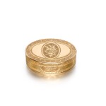 A small gold snuff box, Peter Johan Ljungstedt, Stockholm, 1785,