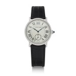 ‘CPCP’ ROTONDE DE CARTIER, REF W1552851  WHITE GOLD WRISTWATCH WITH DIGITAL DATE DISPLAY AND ATTRACTIVELY LOW CASE NUMBER 002  CIRCA 2009