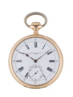 PATEK PHILIPPE | CHRONOMETRO GONDOLO PINK GOLD OPEN-FACED WATCH MADE IN 1914