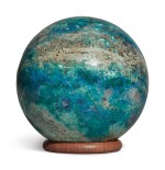 A Large Sphere Of Chrysocholla And Malachite