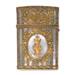 A large gold and mother-of-pearl souvenir, 1770