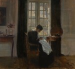 CARL HOLSØE | Sewing By the Window