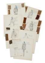 "They Might Be Giants" | Costume sketches by Edith Head 