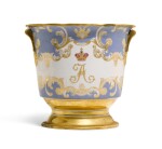 A PORCELAIN WINE COOLER FROM THE FARM PALACE BANQUET SERVICE, IMPERIAL PORCELAIN FACTORY, ST PETERSBURG, PERIOD OF NICHOLAS I (1825-1855)