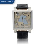 KUWAIT LIMITED EDITION STAINLESS STEEL WRISTWATCH DEPICTING ICONIC BUILDINGS OF KUWAIT CIRCA 2011