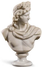 ITALIAN, 19TH CENTURY AFTER THE ANTIQUE |  BUST OF THE APOLLO BELVEDERE