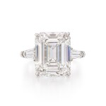 Diamond Ring | 11.03克拉 長方形 F色鑽石 戒指