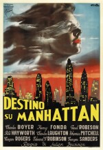 Tales of Manhattan / Destino su Manhattan (1942) poster, Italian