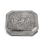 A Rare Large Silver Toilet Casket, Probably Dutch or Belgian, Early 18th Century