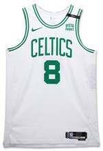 Kristaps Porzingis Boston Celtics 2023-2024 Game Worn Association Edition Jersey