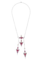 Collier rubis et diamants | Ruby and diamond necklace