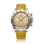 Daytona 'Beach', Ref. 116519 | A white gold chronograph wristwatch with yellow mother-of-pearl dial | Circa 2001