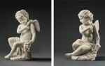 PIO FEDI | PAIR OF PUTTI AS ALLEGORIES OF PEACE AND INNOCENCE