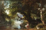 A classical landscape with Echo and Narcisse 