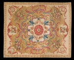 A Louis XV Aubusson carpet | Tapis de la manufacture d'Aubusson d'époque Louis XV