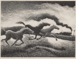 THOMAS HART BENTON | RUNNING HORSES (F. 78)