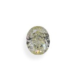 A 3.95 Carat Oval-Shaped Diamond, Y-Z Color, VS1 Clarity
