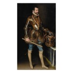 Portrait of a gentleman in armor, traditionally said to be Don Fernando Alvarez de Toledo, 3rd Duke of Alba, full-length